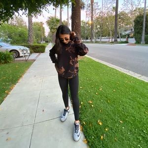 Bleached tie dye sweater :)